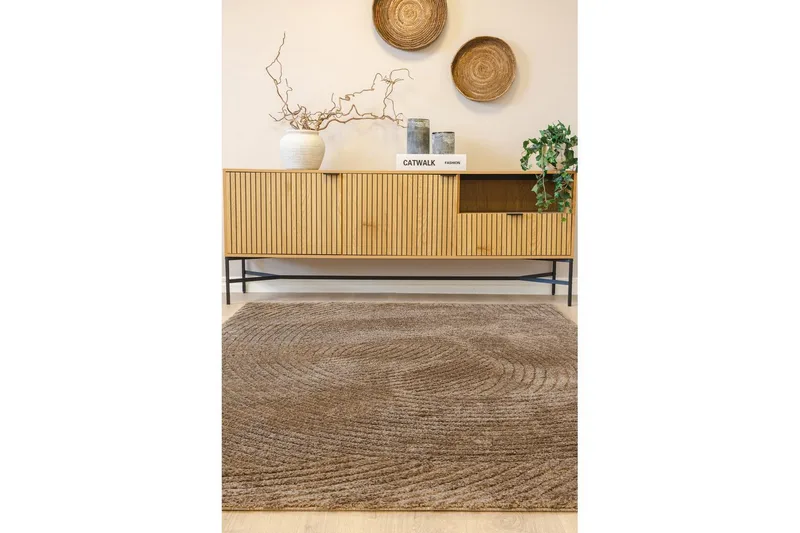 Maskinvävd Matta Genova Harmony - 140x200 cm, Mocca - Textil & mattor - Mattor - Modern matta - Wiltonmattor