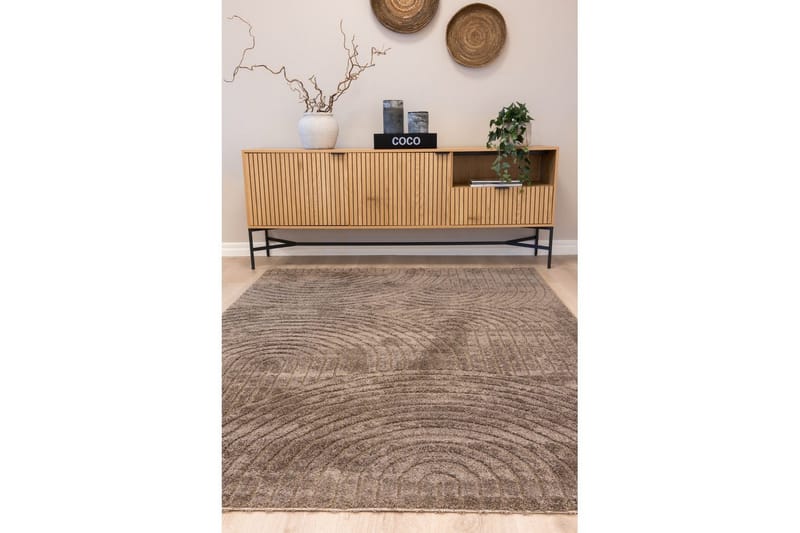 Maskinvävd Matta Genova Zen - 160x230 cm, Mocca - Textil & mattor - Mattor - Modern matta - Wiltonmattor