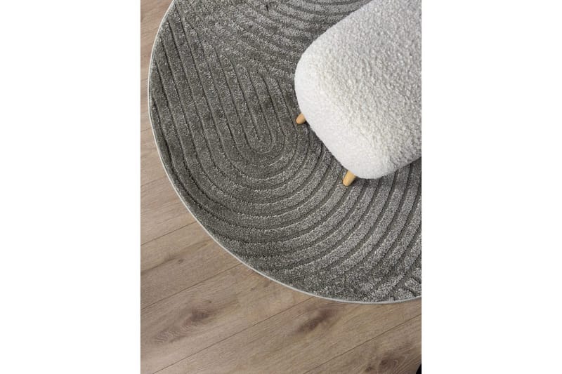 Maskinvävd Matta Genova Zen Rund - 120x120 cm, Grön - Textil & mattor - Mattor - Modern matta - Wiltonmattor