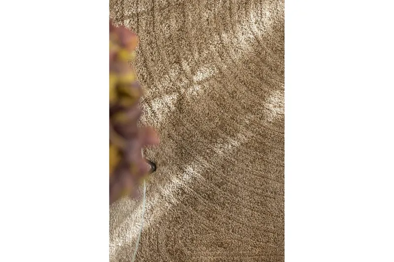 Maskinvävd Matta Genova Zen Rund - 120x120 cm, Mocca - Textil & mattor - Mattor - Modern matta - Wiltonmattor