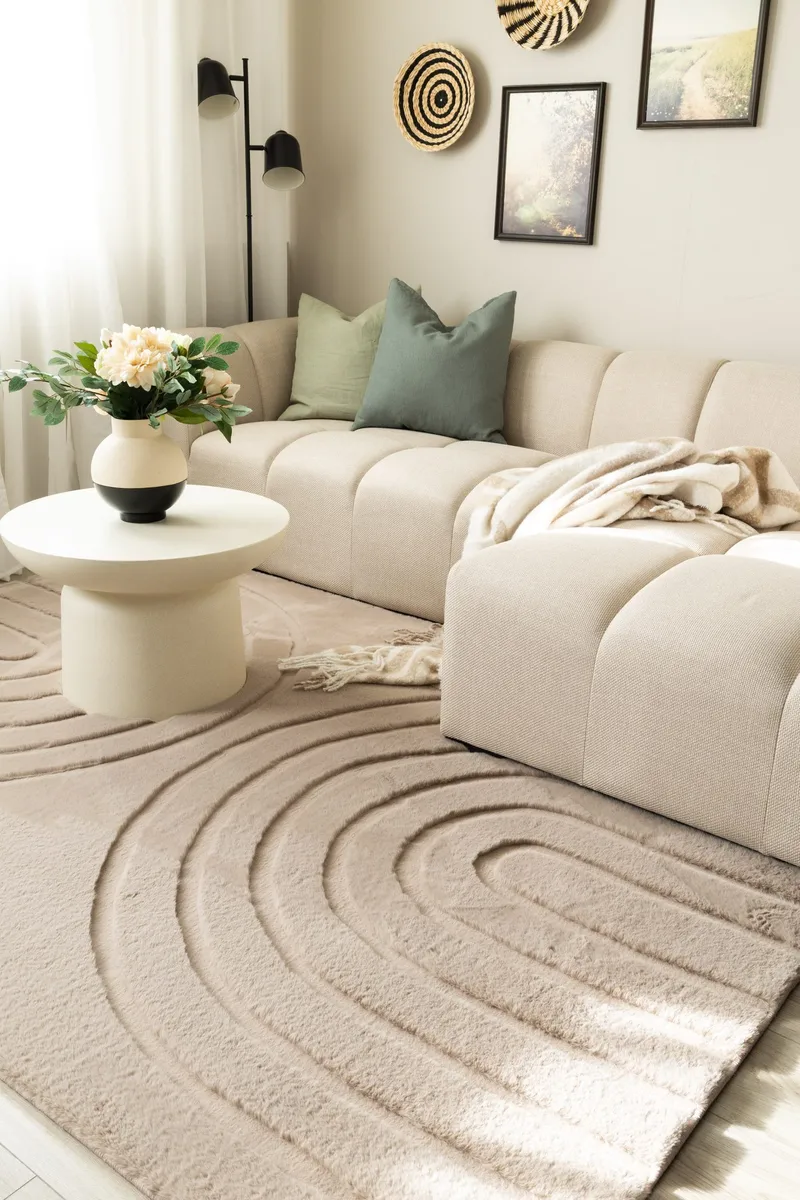Maskinvävd Matta Heaven Art 200x290 cm - Taupe - Textil & mattor - Mattor - Modern matta - Wiltonmattor