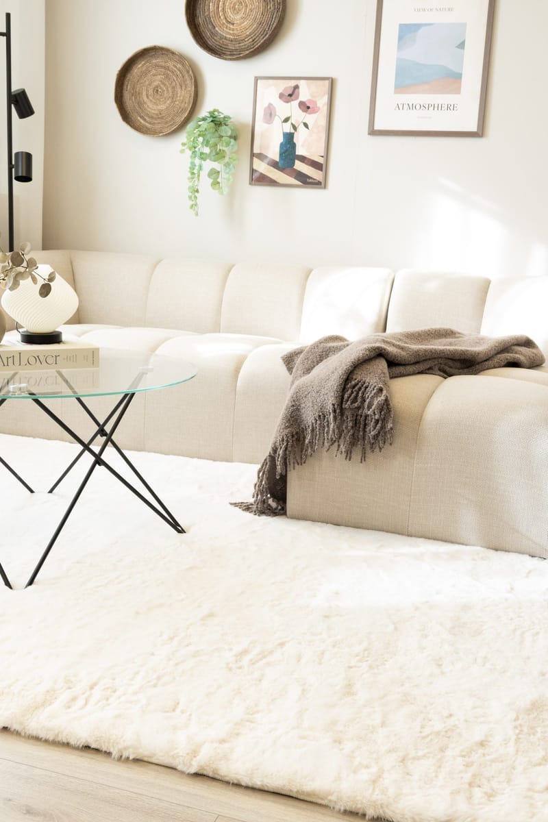 Maskinvävd Matta Heaven Deluxe 200x290 cm - Creme - Textil & mattor - Mattor - Modern matta - Wiltonmattor