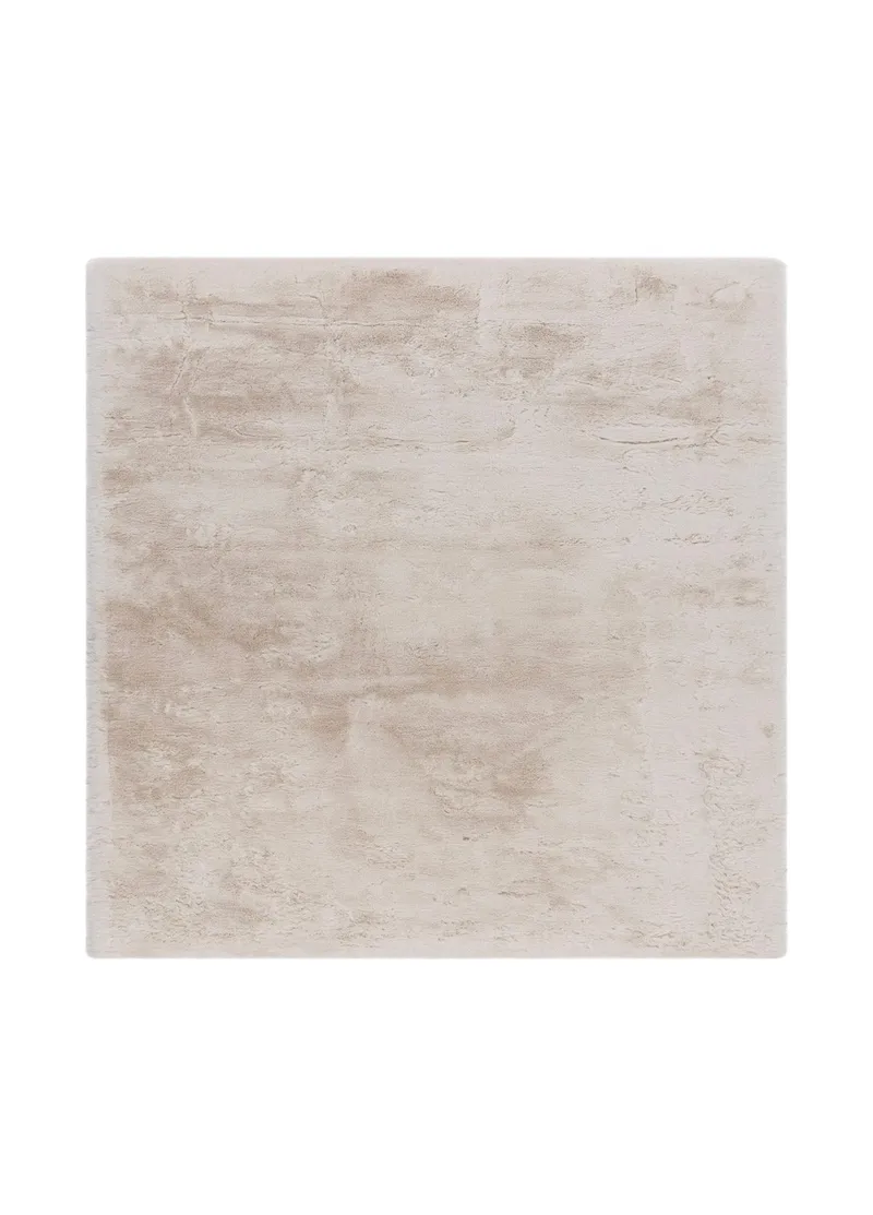 Maskinvävd Matta Heaven Deluxe kvadratisk 200x200 cm, Natur