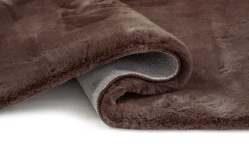 Maskinvävd Matta Heaven Deluxe Rund 200 cm - Choklad - Textil & mattor - Mattor - Modern matta - Wiltonmattor