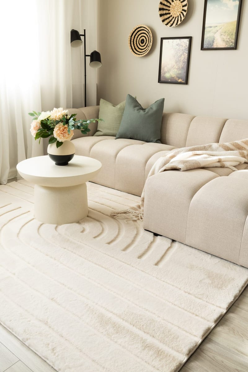 Maskinvävd Matta Heaven Modern 160x230 cm - Natur - Textil & mattor - Mattor - Modern matta - Wiltonmattor