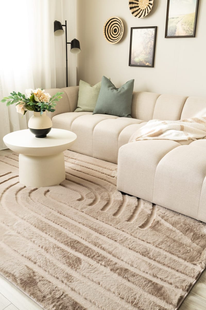 Maskinvävd Matta Heaven Modern 200x290 cm - Taupe - Textil & mattor - Mattor - Modern matta - Wiltonmattor