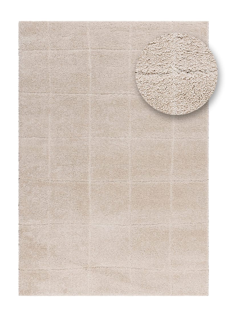 Maskinvävd Matta Montana Square 140x200 cm - linne - Textil & mattor - Mattor - Modern matta - Wiltonmattor