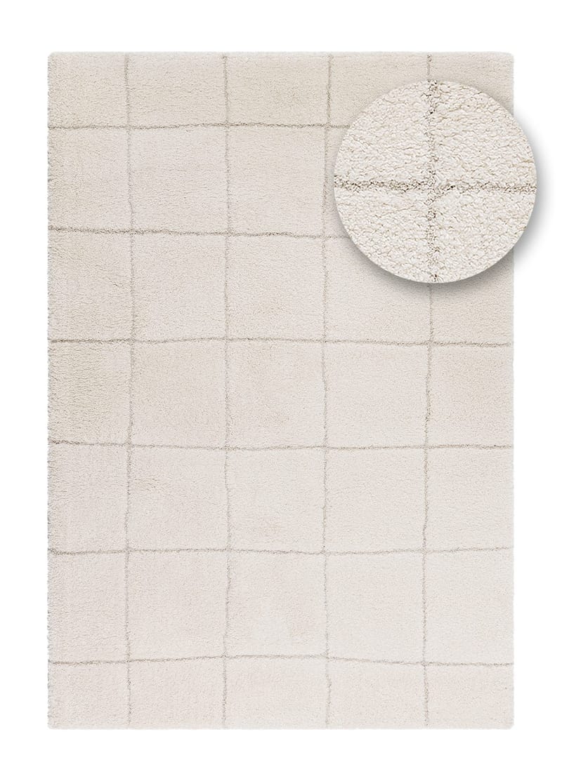 Maskinvävd Matta Montana Square 240x340 cm - Creme - Textil & mattor - Mattor - Modern matta - Wiltonmattor