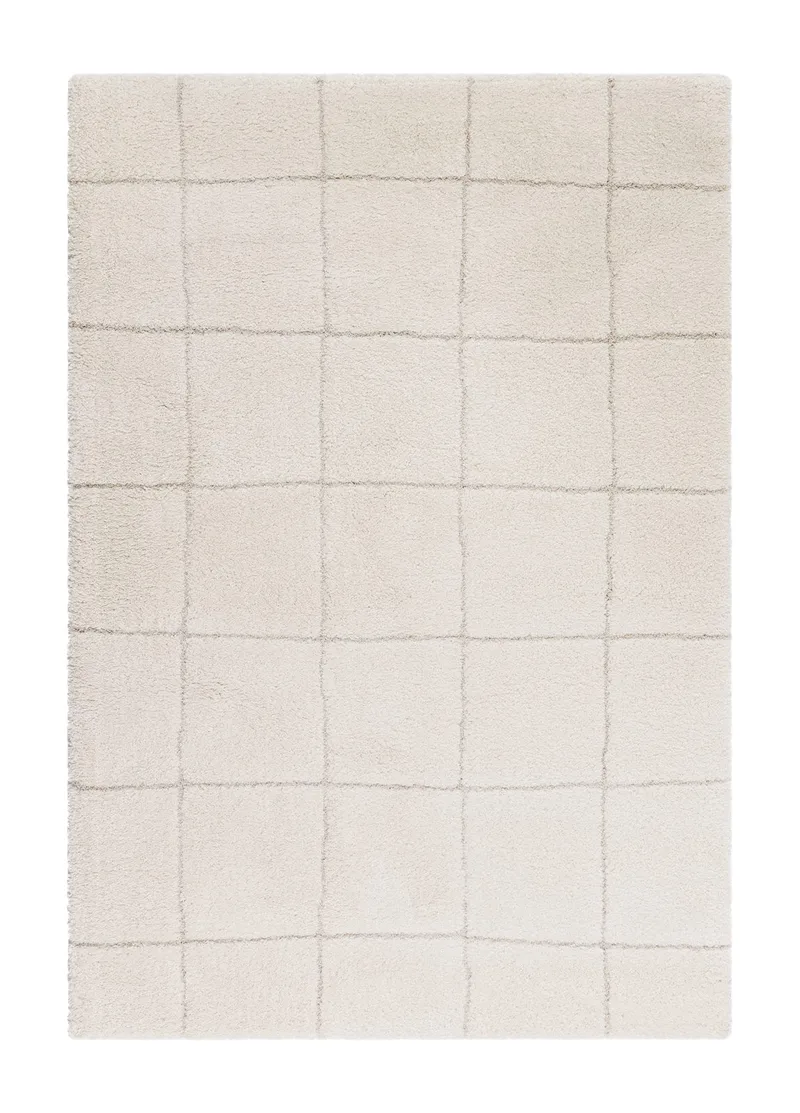 Maskinvävd Matta Montana Square 240x340 cm, Creme