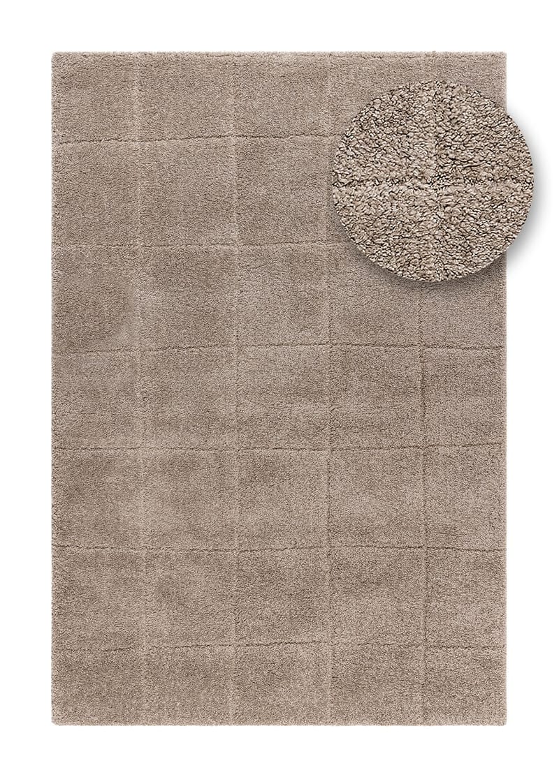 Maskinvävd Matta Montana Square 240x340 cm - Greige - Textil & mattor - Mattor - Modern matta - Wiltonmattor