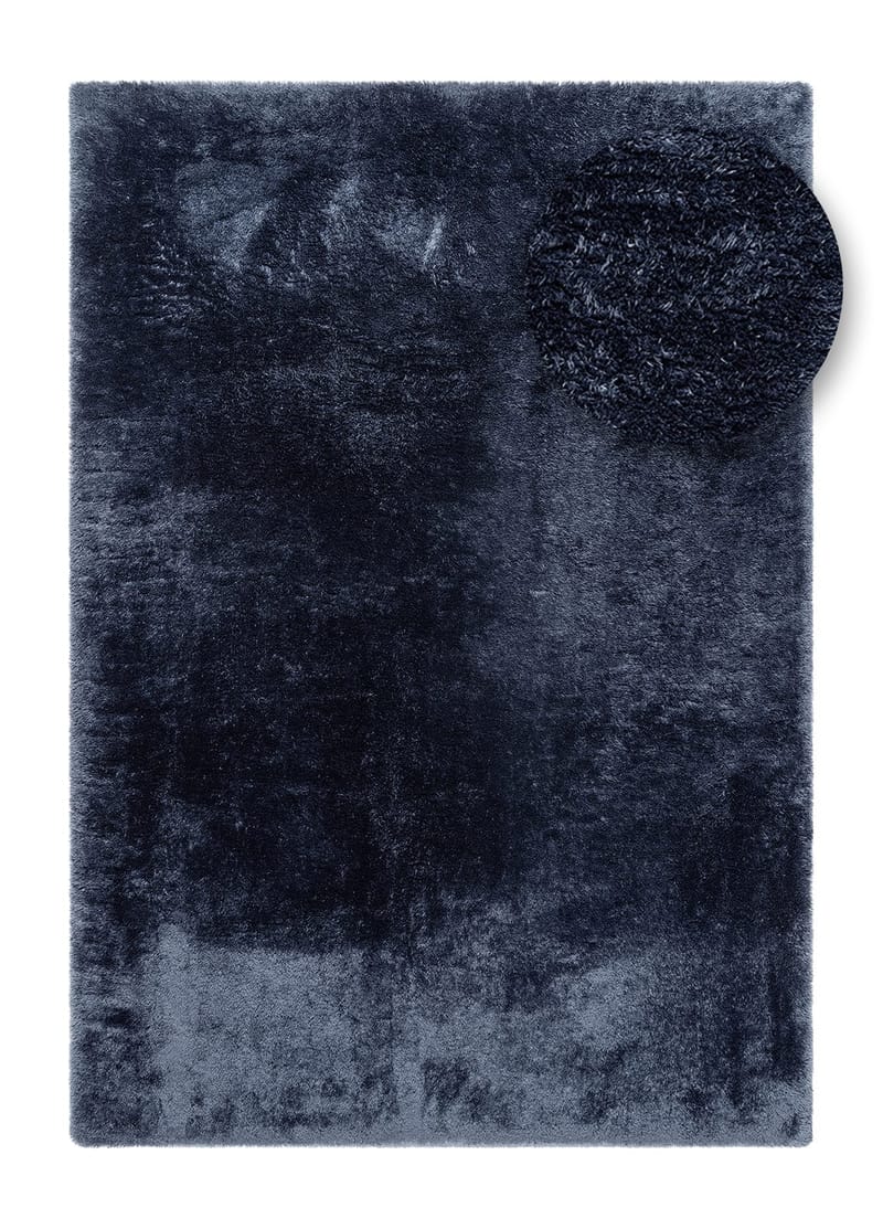 Maskinvävd Matta Novelle 140x200 cm - Blå - Textil & mattor - Mattor - Modern matta - Ryamatta & luggmatta