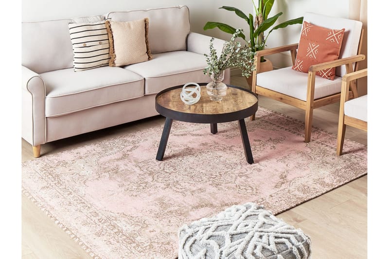 Matarim Ryamatta 160x230 cm - Rosa - Textil & mattor - Mattor - Modern matta - Ryamatta & luggmatta