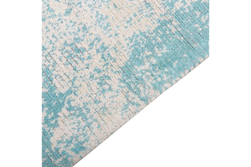 Matta Akarsu - Blå, beige, 140x200 cm - Textil & mattor - Mattor - Modern matta - Viskosmatta & konstsilkesmatta