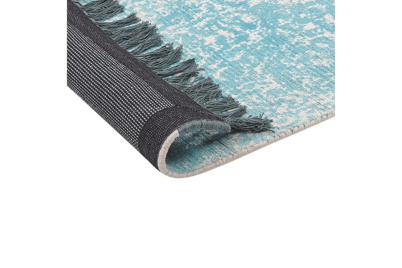 Matta Akarsu - Blå, beige, 140x200 cm - Textil & mattor - Mattor - Modern matta - Viskosmatta & konstsilkesmatta