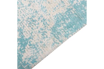 Matta Akarsu - Blå, beige, 80x150 cm - Textil & mattor - Mattor - Modern matta - Viskosmatta & konstsilkesmatta