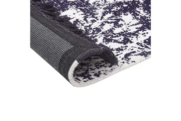 Matta Akarsu - Violett, vit, 140x200 cm - Textil & mattor - Mattor - Modern matta - Viskosmatta & konstsilkesmatta