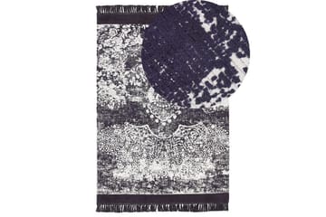 Matta Akarsu - Violett, vit, 160x230 cm - Textil & mattor - Mattor - Modern matta - Viskosmatta & konstsilkesmatta