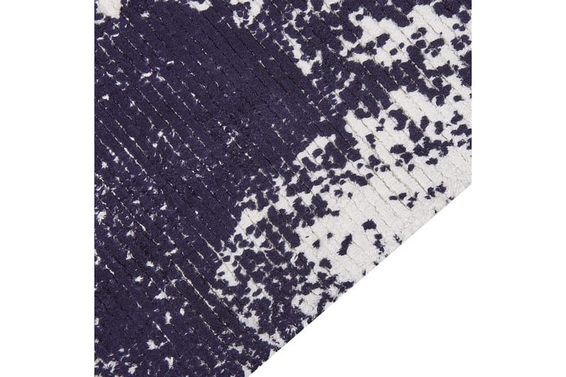 Matta Akarsu - Violett, vit, 80x150 cm - Textil & mattor - Mattor - Modern matta - Viskosmatta & konstsilkesmatta