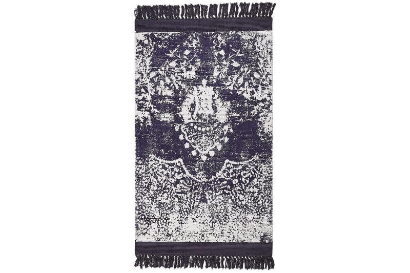 Matta Akarsu - Violett, vit, 80x150 cm - Textil & mattor - Mattor - Modern matta - Viskosmatta & konstsilkesmatta