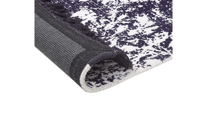 Matta Akarsu - Violett, vit, 80x150 cm - Textil & mattor - Mattor - Modern matta - Viskosmatta & konstsilkesmatta
