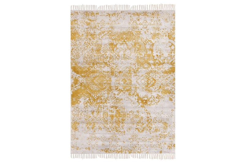Matta Boyali - Beige, gul, 140x200 cm - Textil & mattor - Mattor - Modern matta - Viskosmatta & konstsilkesmatta