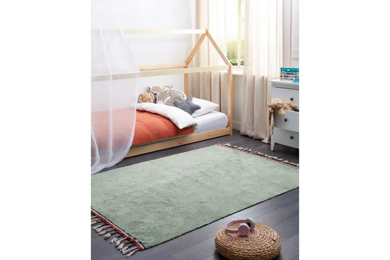 Matta Caparli - Grön - Textil & mattor - Mattor - Modern matta - Bomullsmatta