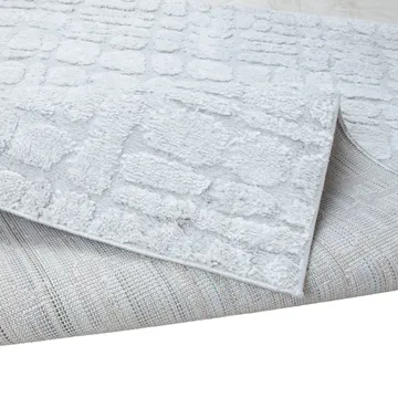Matta Corvi 120x120 cm - Grå - Textil & mattor - Mattor - Modern matta - Wiltonmattor