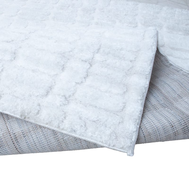 Matta Corvi 200x200 cm - Vit - Textil & mattor - Mattor - Modern matta - Wiltonmattor