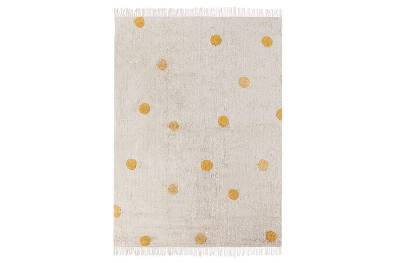 Matta Dardere - Beige, gul - Textil & mattor - Mattor - Modern matta - Bomullsmatta
