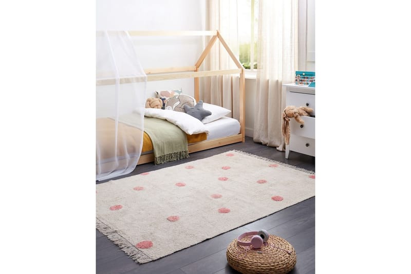 Matta Dardere - Beige, Rosa - Textil & mattor - Mattor - Modern matta - Bomullsmatta