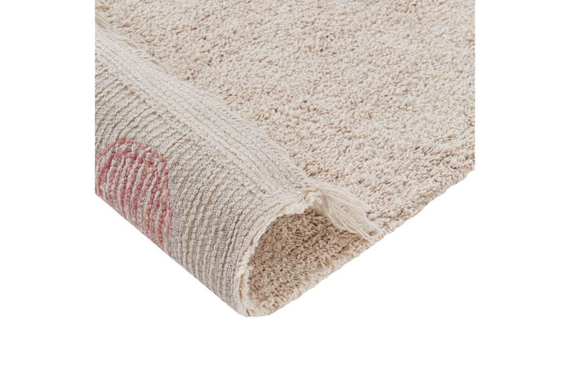Matta Dardere - Beige, Rosa - Textil & mattor - Mattor - Modern matta - Bomullsmatta