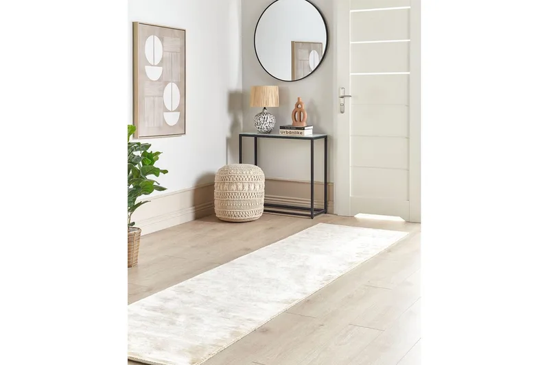 Matta Gesi II - Beige, 80x300 cm - Textil & mattor - Mattor - Modern matta - Viskosmatta & konstsilkesmatta