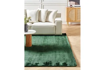 Matta Gesi II - Grön, 200x300 cm - Textil & mattor - Mattor - Modern matta - Viskosmatta & konstsilkesmatta