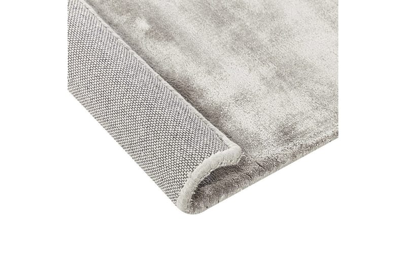 Matta Gesi II - Ljusgrå, 80x300 cm - Textil & mattor - Mattor - Modern matta - Viskosmatta & konstsilkesmatta