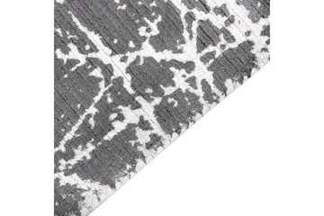 Matta Hanli - Grå, vit, 140x200 cm - Textil & mattor - Mattor - Modern matta - Viskosmatta & konstsilkesmatta