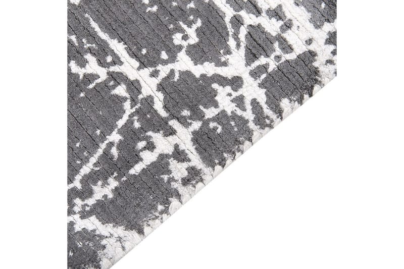 Matta Hanli - Grå, vit, 140x200 cm - Textil & mattor - Mattor - Modern matta - Viskosmatta & konstsilkesmatta