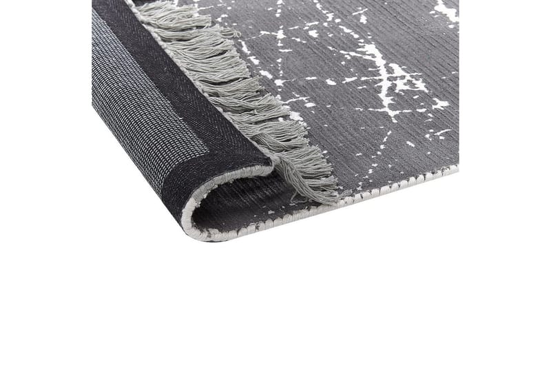 Matta Hanli - Grå, vit, 140x200 cm - Textil & mattor - Mattor - Modern matta - Viskosmatta & konstsilkesmatta