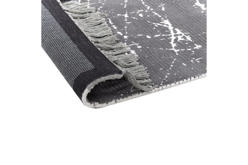 Matta Hanli - Grå, vit, 160x230 cm - Textil & mattor - Mattor - Modern matta - Viskosmatta & konstsilkesmatta