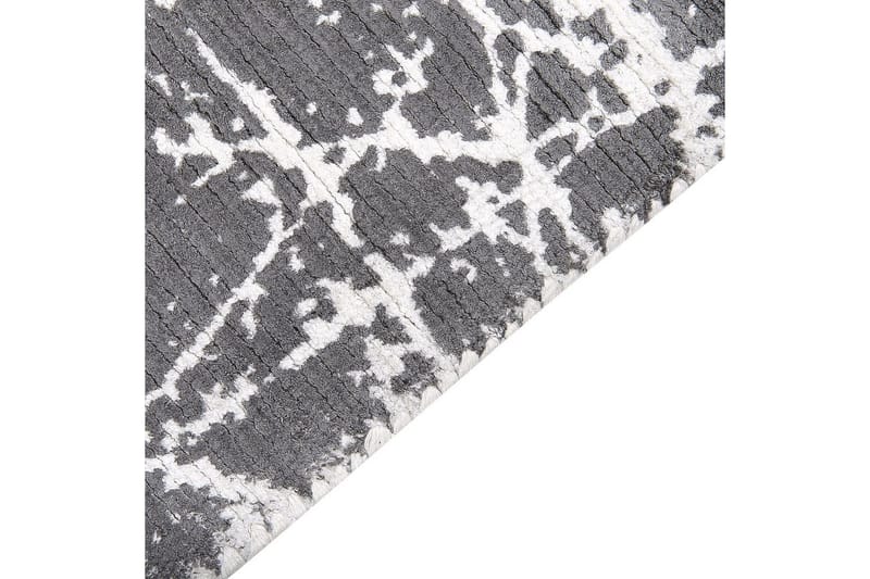 Matta Hanli - Grå, vit, 160x230 cm - Textil & mattor - Mattor - Modern matta - Viskosmatta & konstsilkesmatta