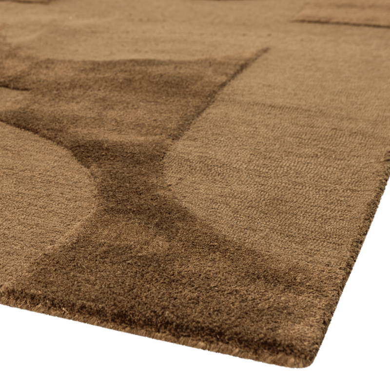 Matta Livo 160x160 cm - Brun - Textil & mattor - Mattor - Modern matta - Ullmatta