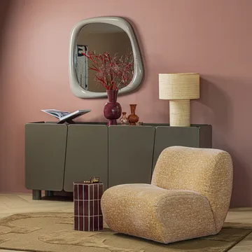 Matta Livo 160x160 cm - Brun - Textil & mattor - Mattor - Modern matta - Ullmatta
