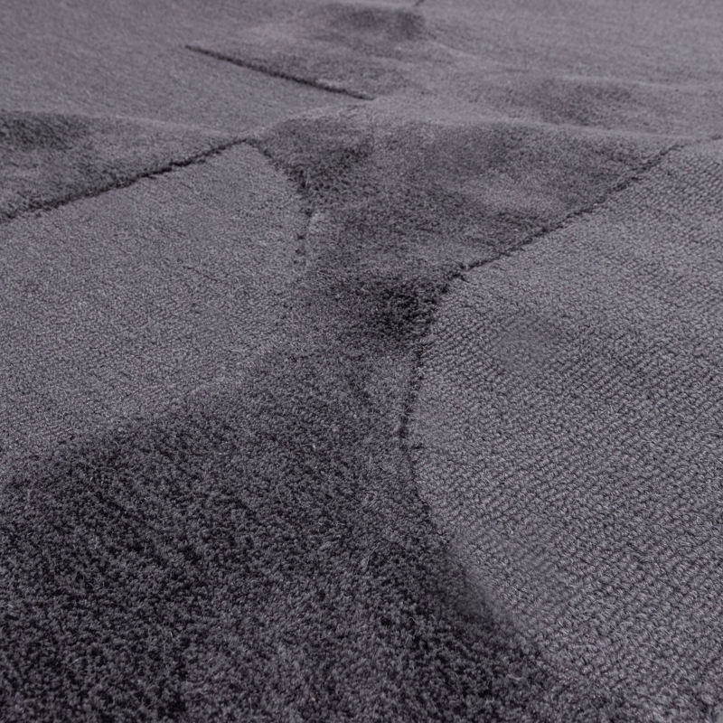 Matta Livo 160x160 cm - Grå - Textil & mattor - Mattor - Modern matta - Ullmatta