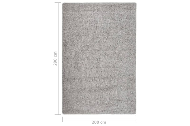 Matta ljusgrå 200x290 cm halkfri - Grå - Ryamatta & luggmatta