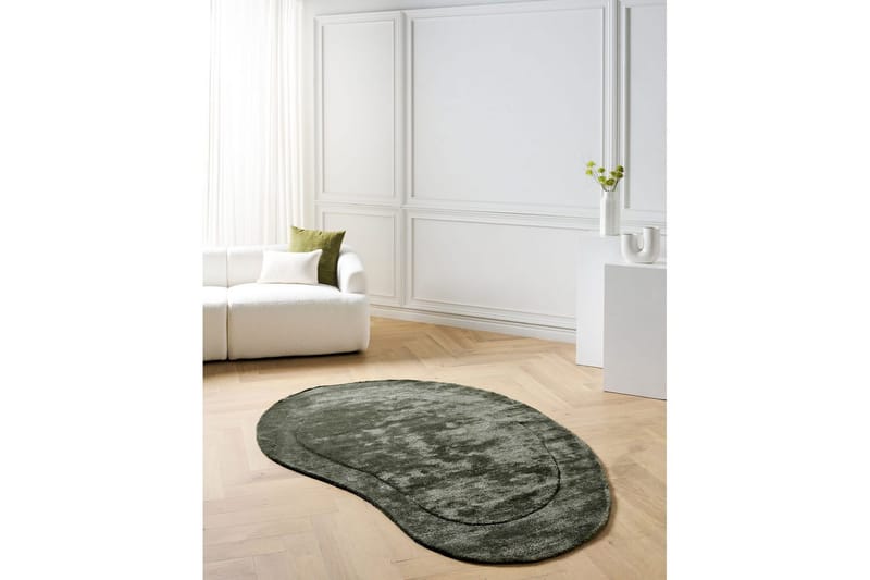 Matta Masso - Grön - Textil & mattor - Mattor - Modern matta - Viskosmatta & konstsilkesmatta