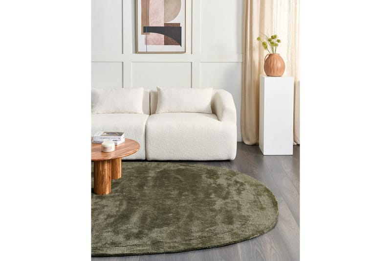 Matta Mitha - Grön - Textil & mattor - Mattor - Modern matta - Viskosmatta & konstsilkesmatta