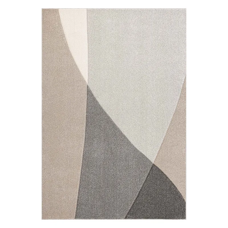 Matta Navon Carved 133x190 cm, Grå/Beige
