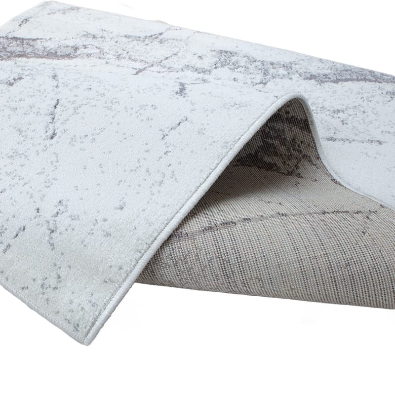 Matta Rönvik 160x230 cm - Vit/Grå - Textil & mattor - Mattor - Modern matta - Wiltonmattor