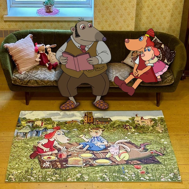 Matta Relvi 120x180 cm - Grön - Textil & mattor - Mattor - Modern matta - Wiltonmattor