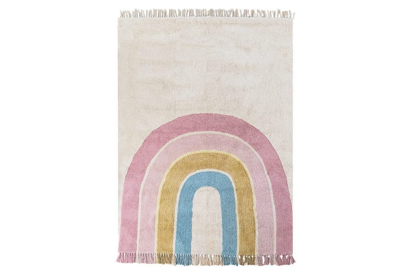 Matta Tatarli - Beige, flerfärgad - Textil & mattor - Mattor - Modern matta - Bomullsmatta