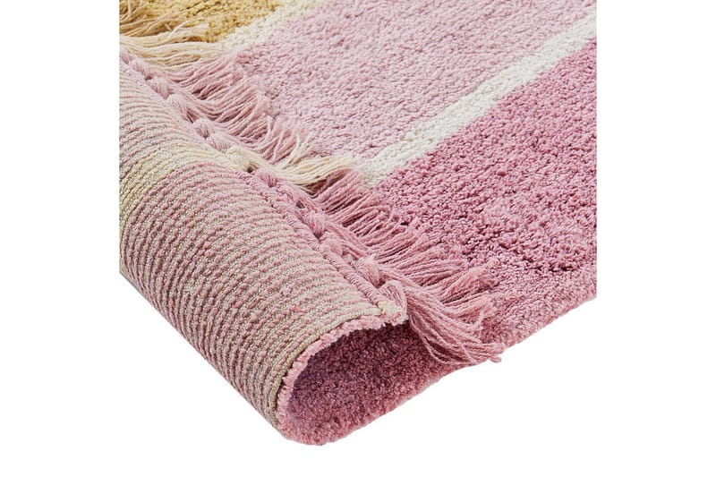 Matta Tatarli - Beige, flerfärgad - Textil & mattor - Mattor - Modern matta - Bomullsmatta